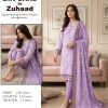 Bin Saad – Premium Unstitched 3PC Lawn Suit Design 3