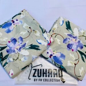 Premium Airjet Lawn Printed Unstitched 2PC Suit Design 8