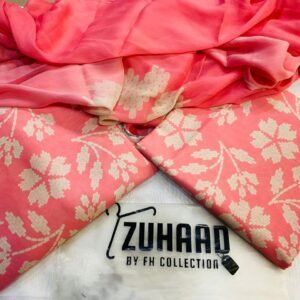 Premium Airjet Lawn 3PC Suit with Chiffon Dupatta | Summer Lawn Collection Pakistan Design 15