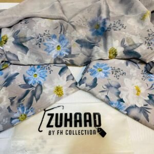 Premium Airjet Lawn 3PC Suit with Chiffon Dupatta | Summer Lawn Collection Pakistan Design 5