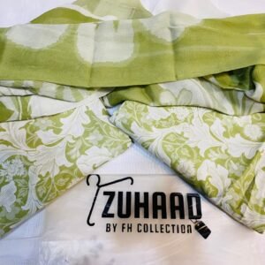 Premium Airjet Lawn 3PC Suit with Chiffon Dupatta | Summer Lawn Collection Pakistan Design 7