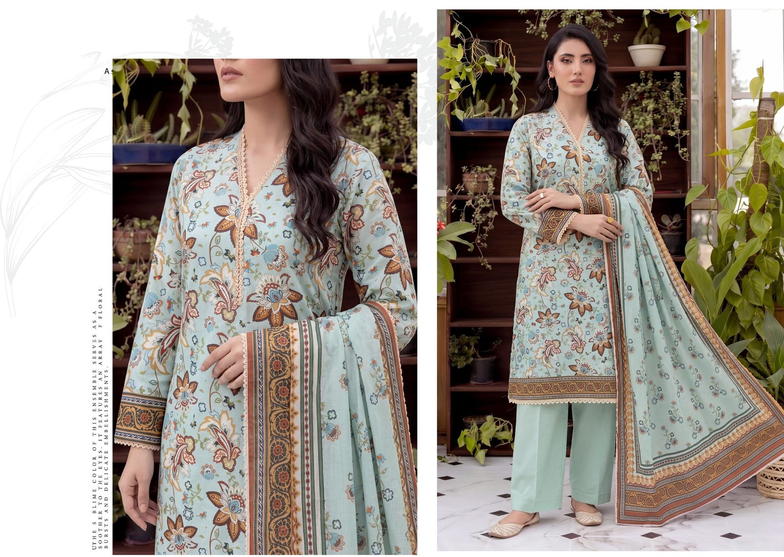 Bin Saad Lawn Suit Collection Vol 3 – Premium Summer Wear (Design 9)