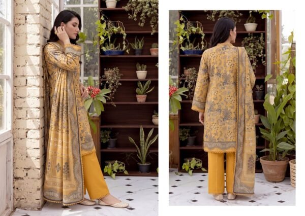 17-scaled-1.jpg Bin Saad Lawn Suit Collection Vol 3 – Summer Collection 3PC Dress (Design 14)