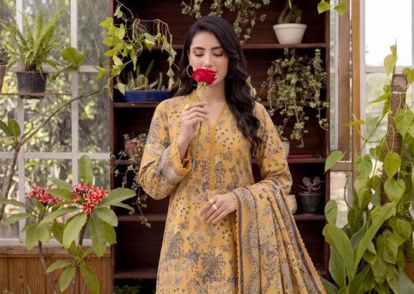 18-scaled-2.jpg Bin Saad Lawn Suit Collection Vol 3 – Summer Collection 3PC Dress (Design 14)
