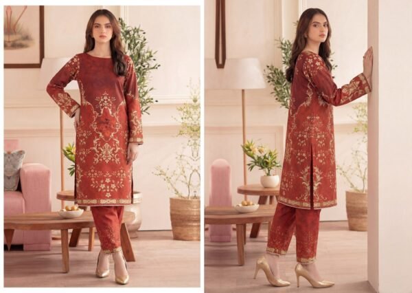 22-scaled-1.jpg Premium Printed Unstitched 2PC Lawn Suit – Design 7