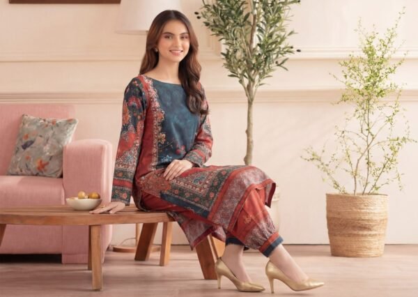 33-scaled-1.jpg Premium Printed Unstitched 2PC Lawn Suit – Design 10