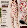 Airjet 2pc design 12 Premium Quality Airjet Digital Printed Lawn 2 PC Suit (Wider Width) - Design 18