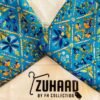 Premium Quality Airjet Digital Printed Lawn 2 PC Suit (Wider Width) - Design 1
