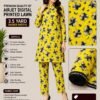 Premium Quality Airjet Digital Printed Lawn 2 PC Suit (Wider Width) - Design 6