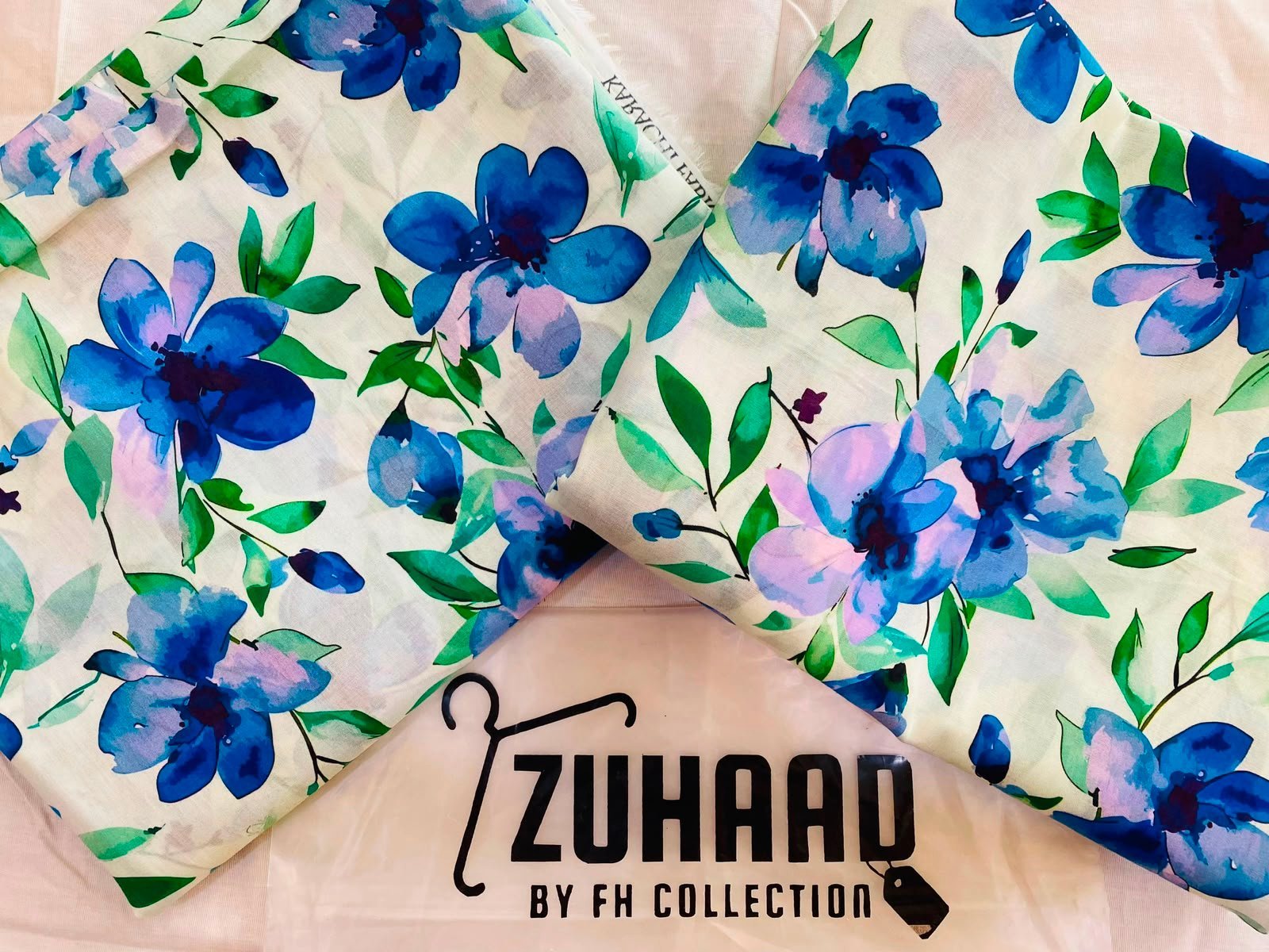 Airjet 2pc design 22a Premium Quality Airjet Digital Printed Lawn 2 PC Suit (Wider Width) - Design 4