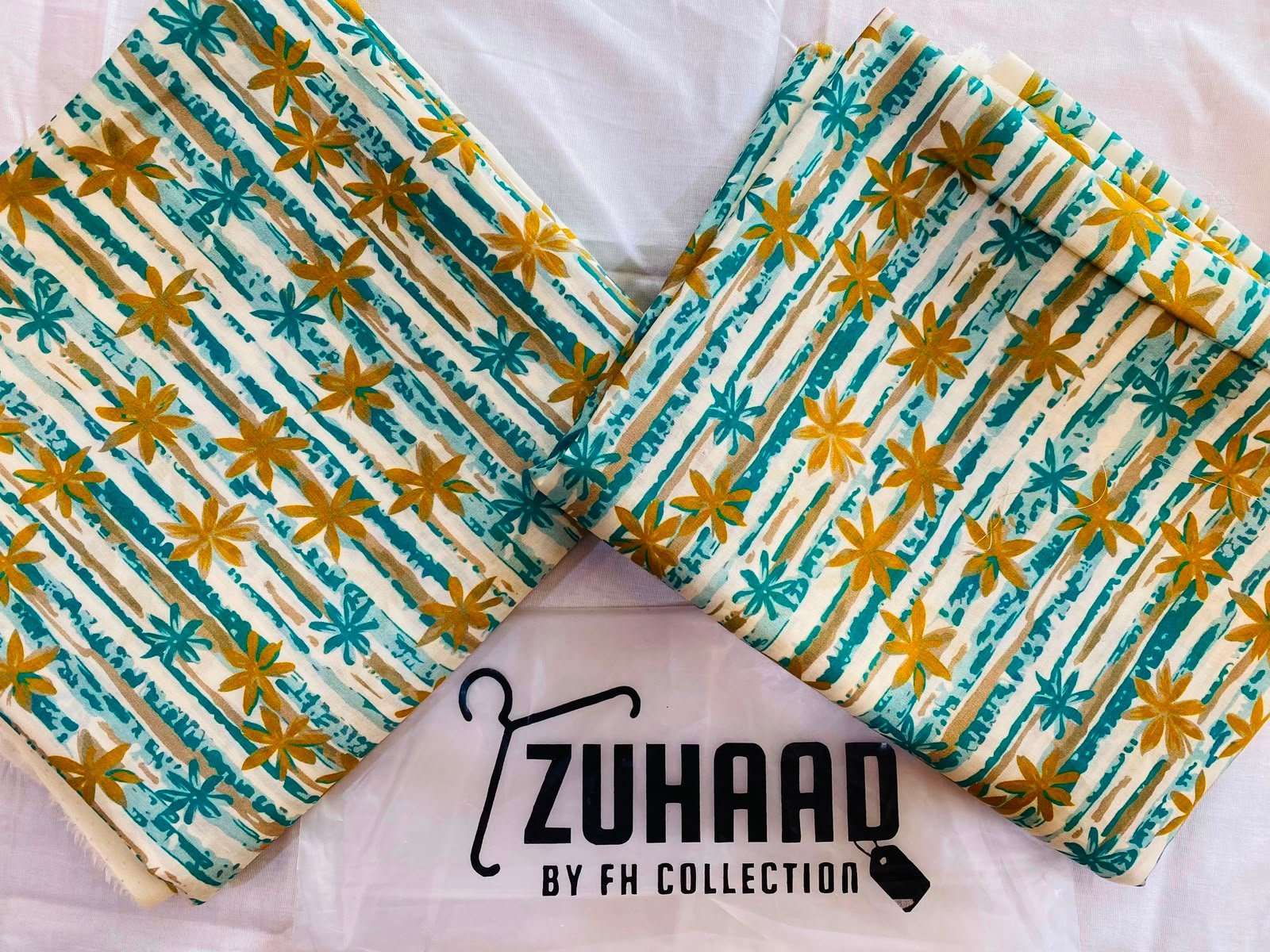Premium Quality Airjet Digital Printed Lawn 2 PC Suit (Wider Width) - Design 26