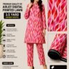 Airjet 2pc design 5a Premium Quality Airjet Digital Printed Lawn 2 PC Suit (Wider Width) - Design 9