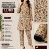Airjet 2pc design 7 Premium Quality Airjet Digital Printed Lawn 2 PC Suit (Wider Width) - Design 22