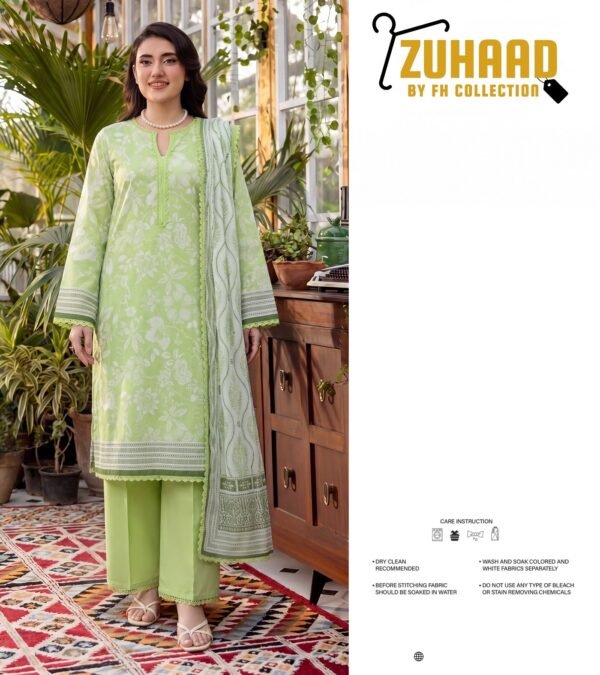 Bin-Saad-Lawn-Collection-Vol-3-–-Printed-Lawn-Suit-with-Voil-Dupatta-Design-11.jpg Bin Saad Summer Lawn Collection – Ladies 3PC Unstitched Suit (Design 11)