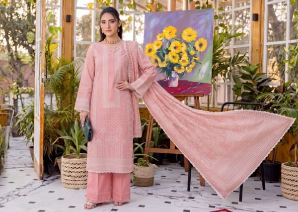 Bin Saad Lawn Suit Collection Vol 3 – Elegant Casual Wear 3PC (Design 12)