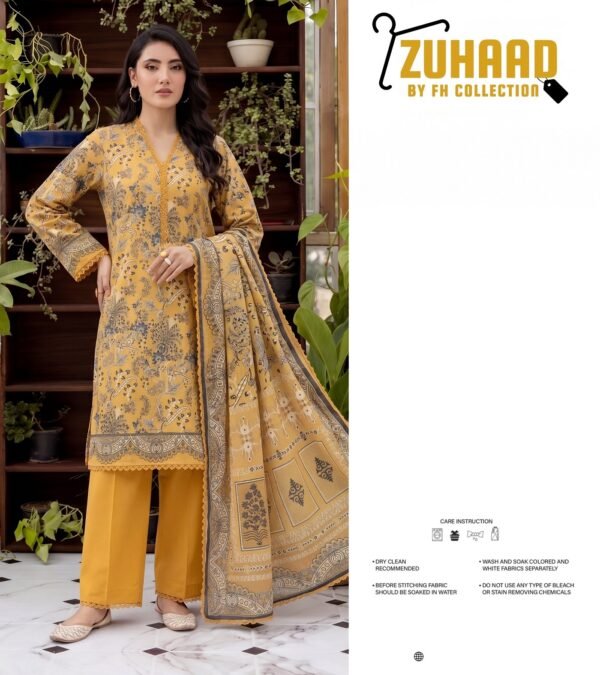 Bin-Saad-Lawn-Collection-Vol-3-–-Printed-Lawn-Suit-with-Voil-Dupatta-Design-14.jpg Bin Saad Lawn Suit Collection Vol 3 – Summer Collection 3PC Dress (Design 14)