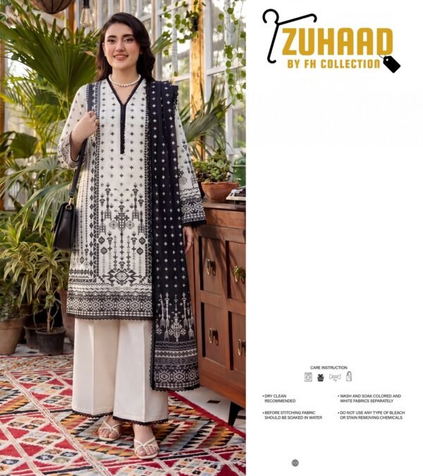 Bin-Saad-Lawn-Collection-Vol-3-–-Printed-Lawn-Suit-with-Voil-Dupatta-Design-15.jpg Bin Saad Lawn Suit Collection Vol 3 – Pakistani Summer Collection (Design 15)