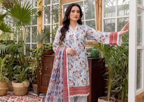 Bin-Saad-Lawn-Collection-Vol-3-–-Printed-Lawn-Suit-with-Voil-Dupatta-Design-81-scaled-1.jpg Bin Saad Vol 3 3 Piece Lawn Suit – Printed Shirt & Voil Dupatta (Design 8)