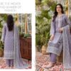 Bin Saad Vol 3 3PC Lawn Suit – Airy Printed Shirt, Voil Dupatta & Dyed Trouser (Design 2)