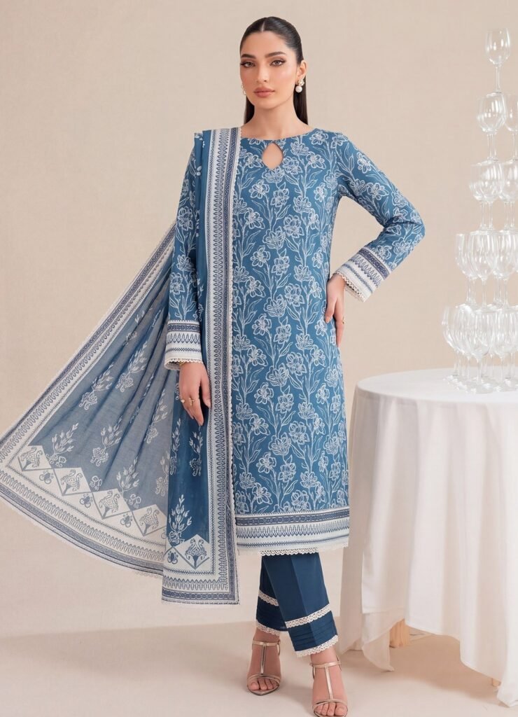Bin Saad By Zuhaad Vol 4 Unstitched 3 Piece Lawn Suit 2026 – Design 11