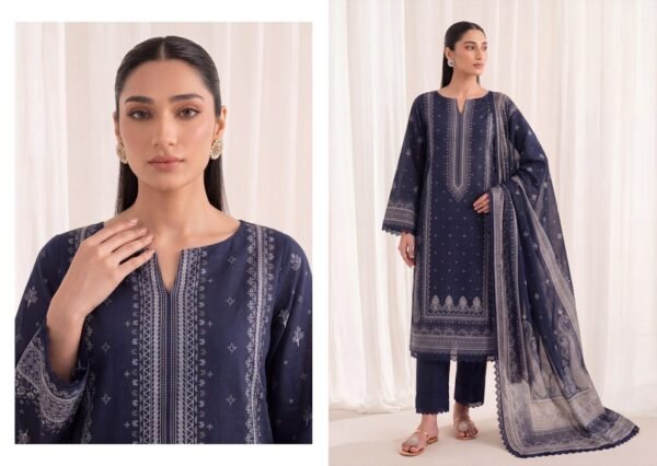 Bin-Saad-Vol-4-Design13c-scaled-1.jpg Bin Saad By Zuhaad Vol 4 Unstitched 3 Piece Lawn Suit 2026 – Design 13