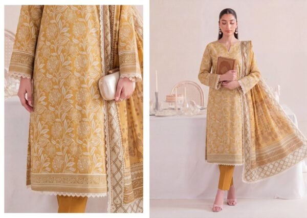 Bin-Saad-Vol-4-Design1c-scaled-1.jpg Bin Saad By Zuhaad Vol 4 Unstitched 3 Piece Lawn Suit 2026 – Design 1