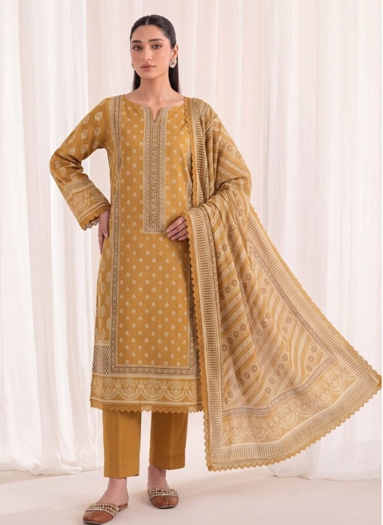 Bin Saad By Zuhaad Vol 4 Unstitched 3 Piece Lawn Suit 2026 – Design 3