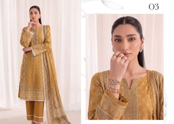 Bin Saad By Zuhaad Vol 4 Unstitched 3 Piece Lawn Suit 2026 – Design 3