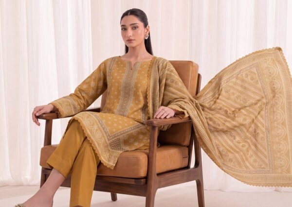Bin Saad By Zuhaad Vol 4 Unstitched 3 Piece Lawn Suit 2026 – Design 3