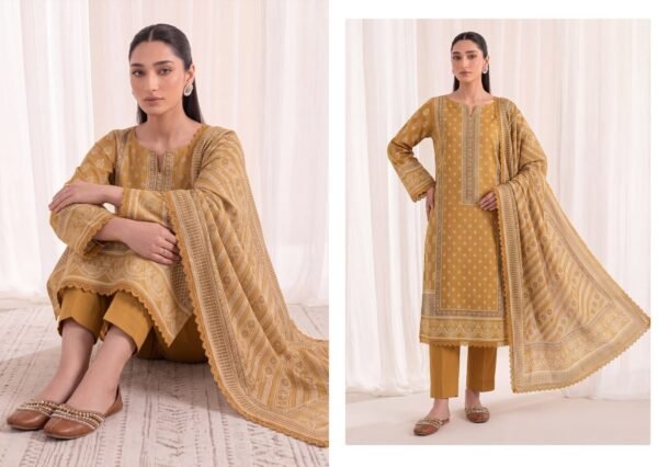 Bin Saad By Zuhaad Vol 4 Unstitched 3 Piece Lawn Suit 2026 – Design 3