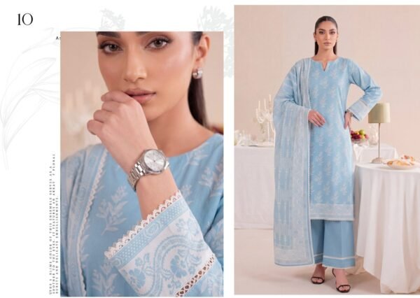 Bin Saad By Zuhaad Vol 4 Unstitched 3 Piece Lawn Suit 2026 – Design 4