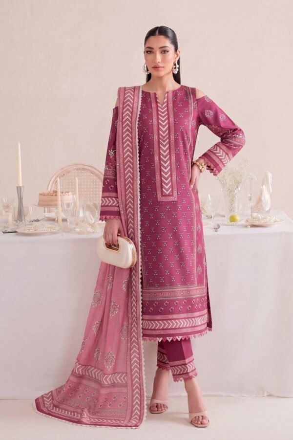Bin Saad By Zuhaad Vol 4 Unstitched 3 Piece Lawn Suit 2026 – Design 5