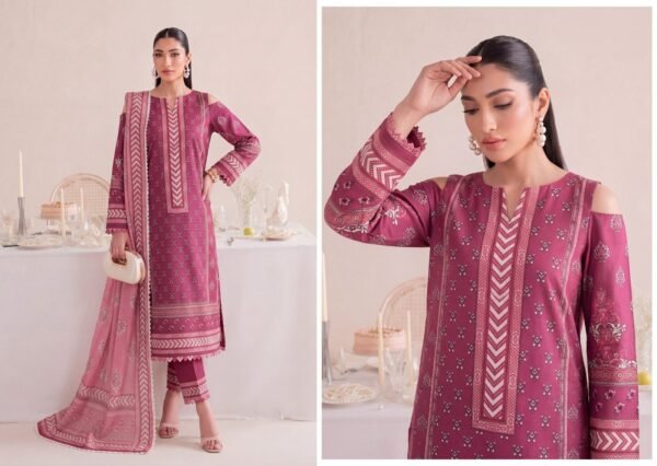 Bin Saad By Zuhaad Vol 4 Unstitched 3 Piece Lawn Suit 2026 – Design 5