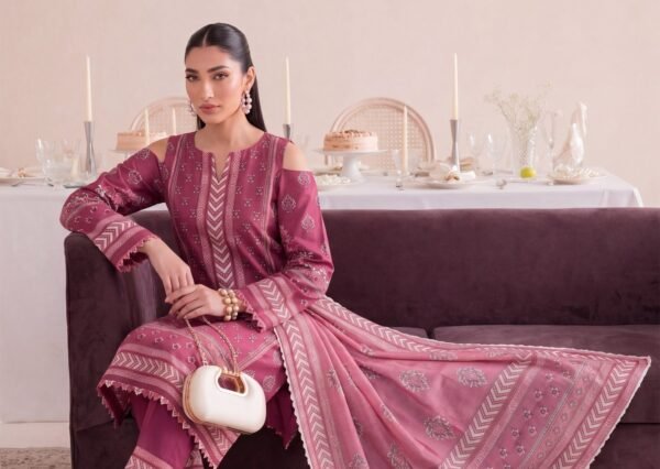 Bin Saad By Zuhaad Vol 4 Unstitched 3 Piece Lawn Suit 2026 – Design 5
