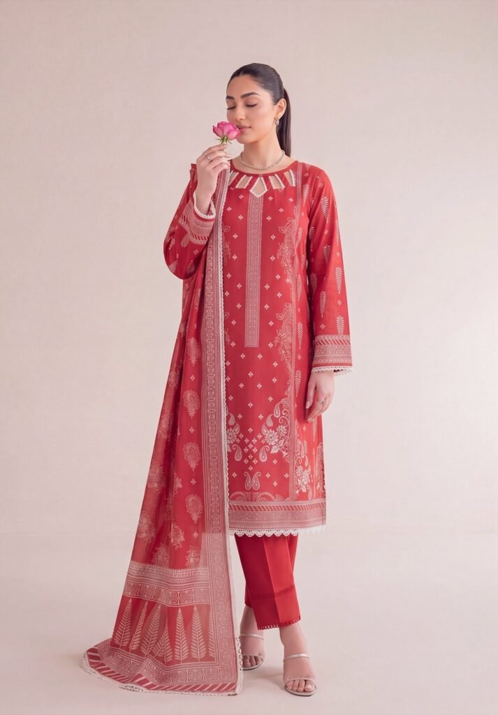Bin Saad By Zuhaad Vol 4 Unstitched 3 Piece Lawn Suit 2026 – Design 7