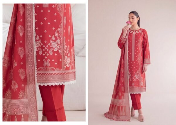 Bin-Saad-Vol-4-Design7b-scaled-1.jpg Bin Saad By Zuhaad Vol 4 Unstitched 3 Piece Lawn Suit 2026 – Design 7