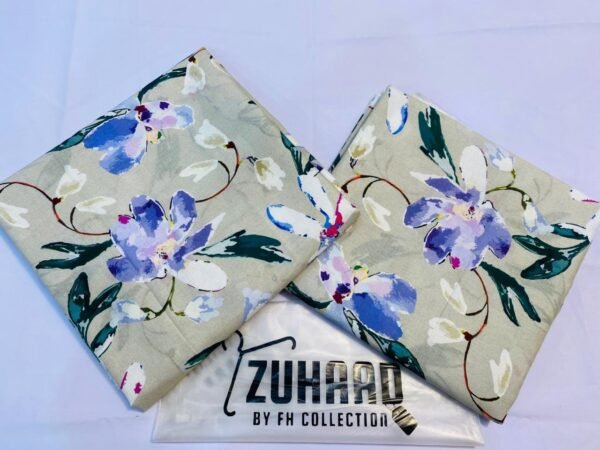 Premium Airjet Lawn Printed Unstitched 2PC Suit Design 8